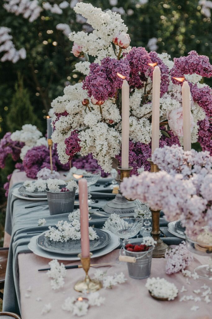 destination wedding in italy table decor