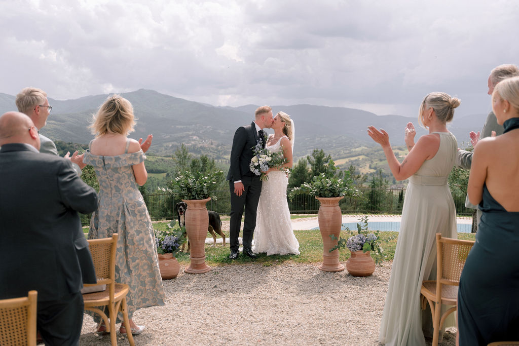 civil wedding at Torre di Celle - Umbria